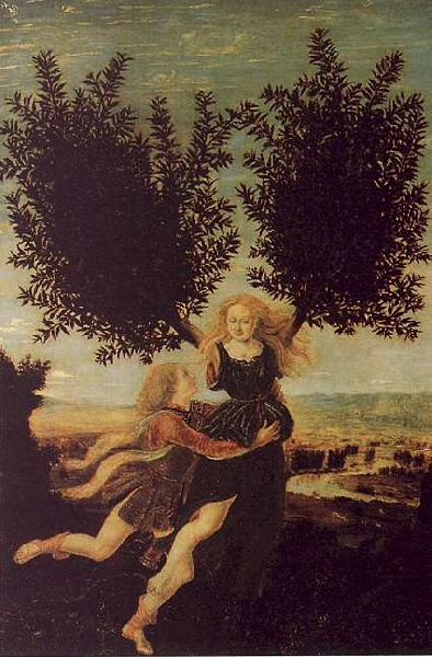 Antonio Pollaiuolo Apollo and Daphne